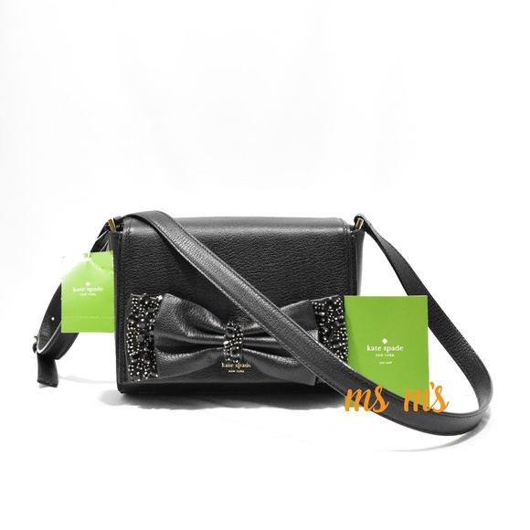 kate spade Handbags - NWT kate spade black Bow crossbody